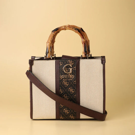 Bamboo Handle Tote