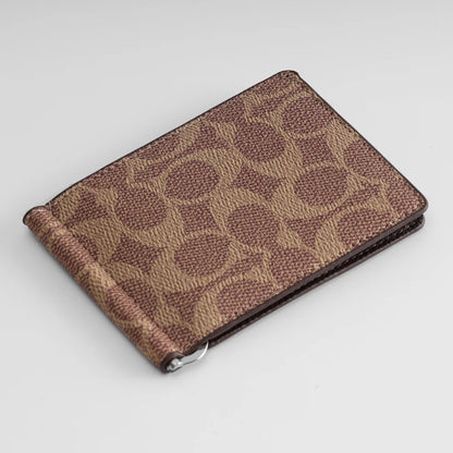 Signature Canvas Brown Bifold Wallet