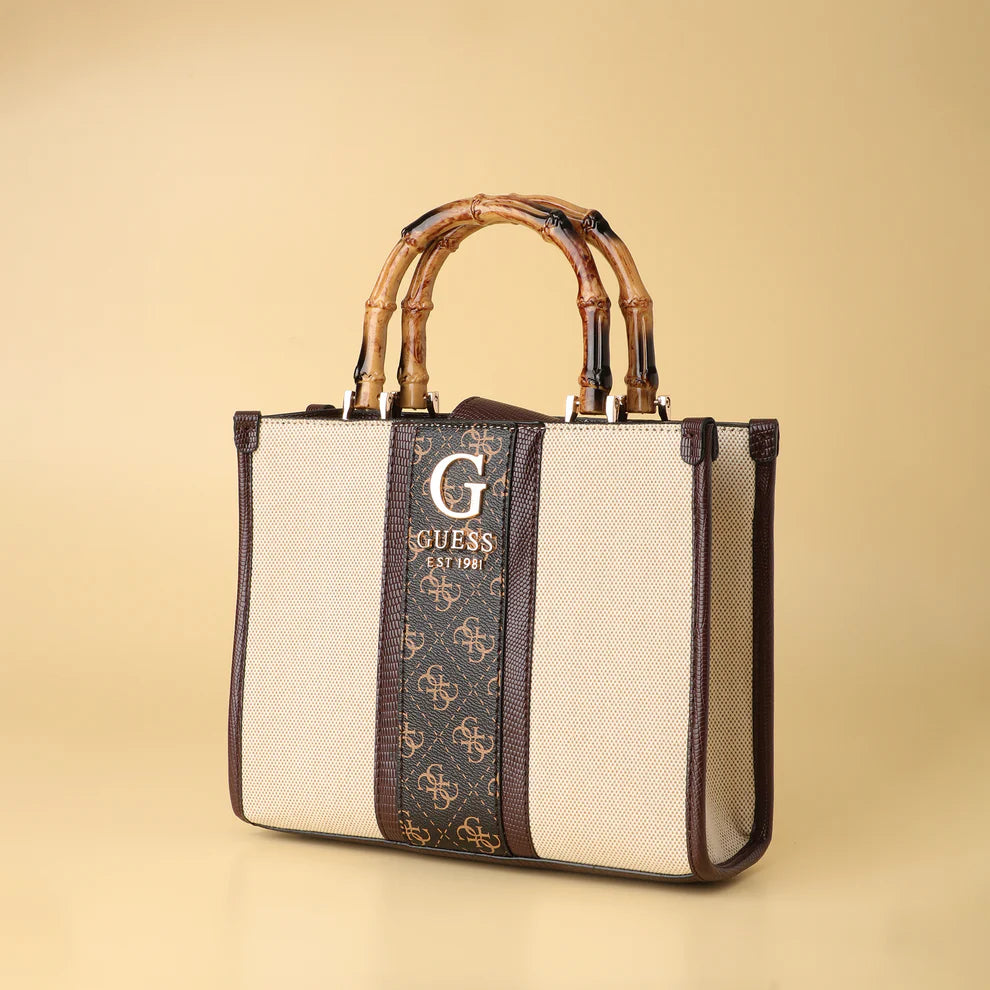 Bamboo Handle Tote