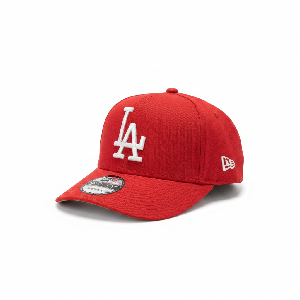 Red Monogram Snapback Cap – New Era 9Fifty