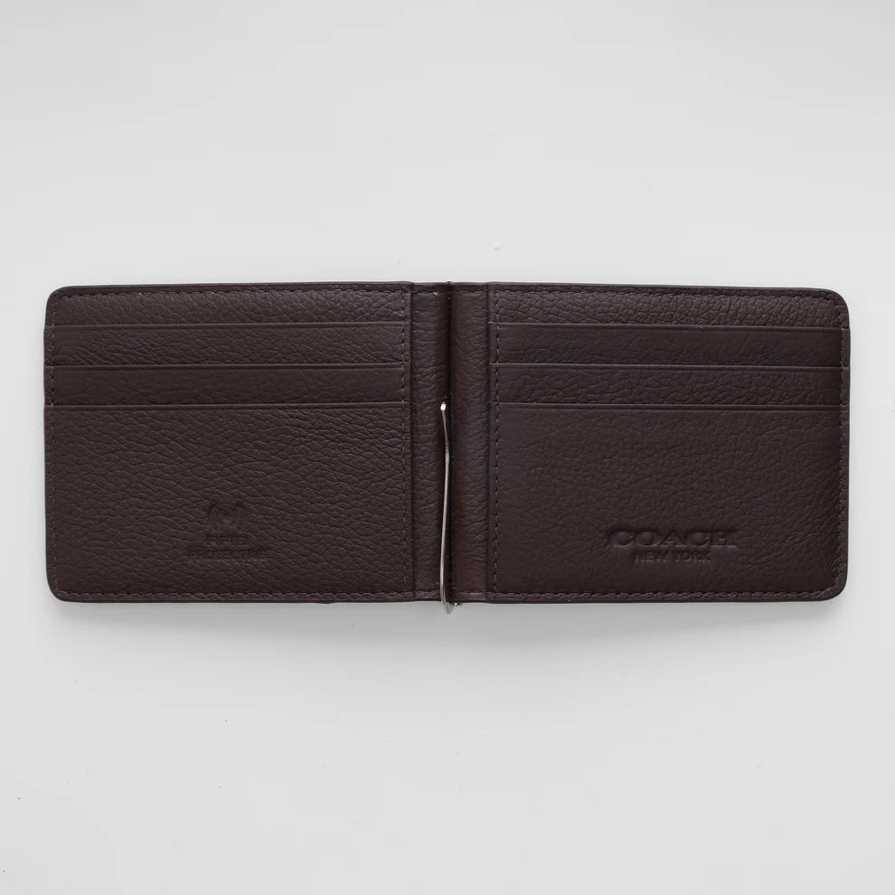Signature Canvas Brown Bifold Wallet