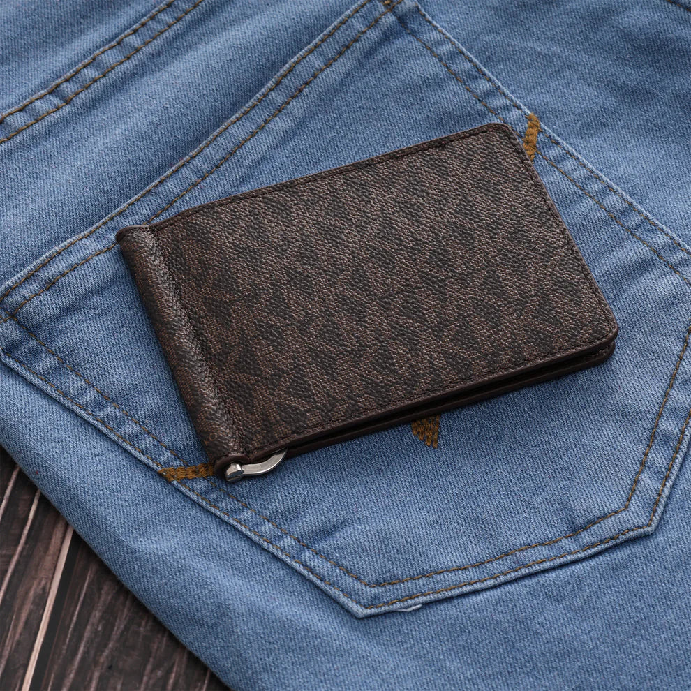 Kors Signature Monogram Leather Wallet