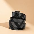 TB Monogram Check Leather Belt