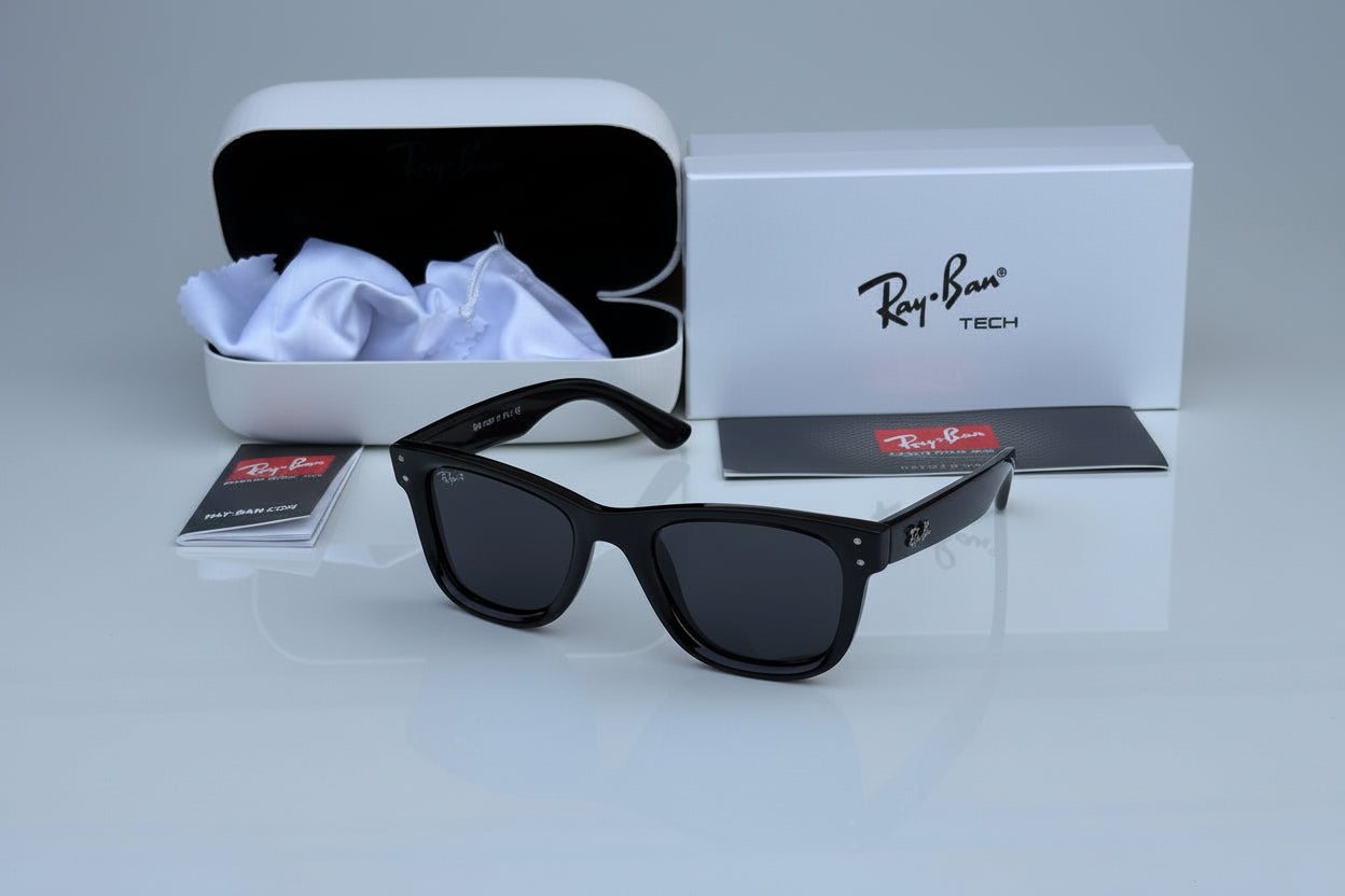 Rayban Inspired Luxury Black Sunglasses