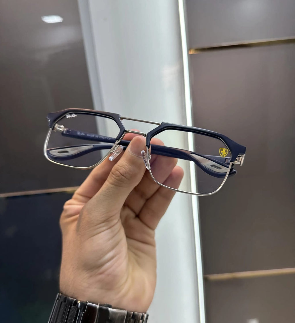 Ray-Ban Tech Ferrari Edition Eyeglasses – Square Double Bridge Frame