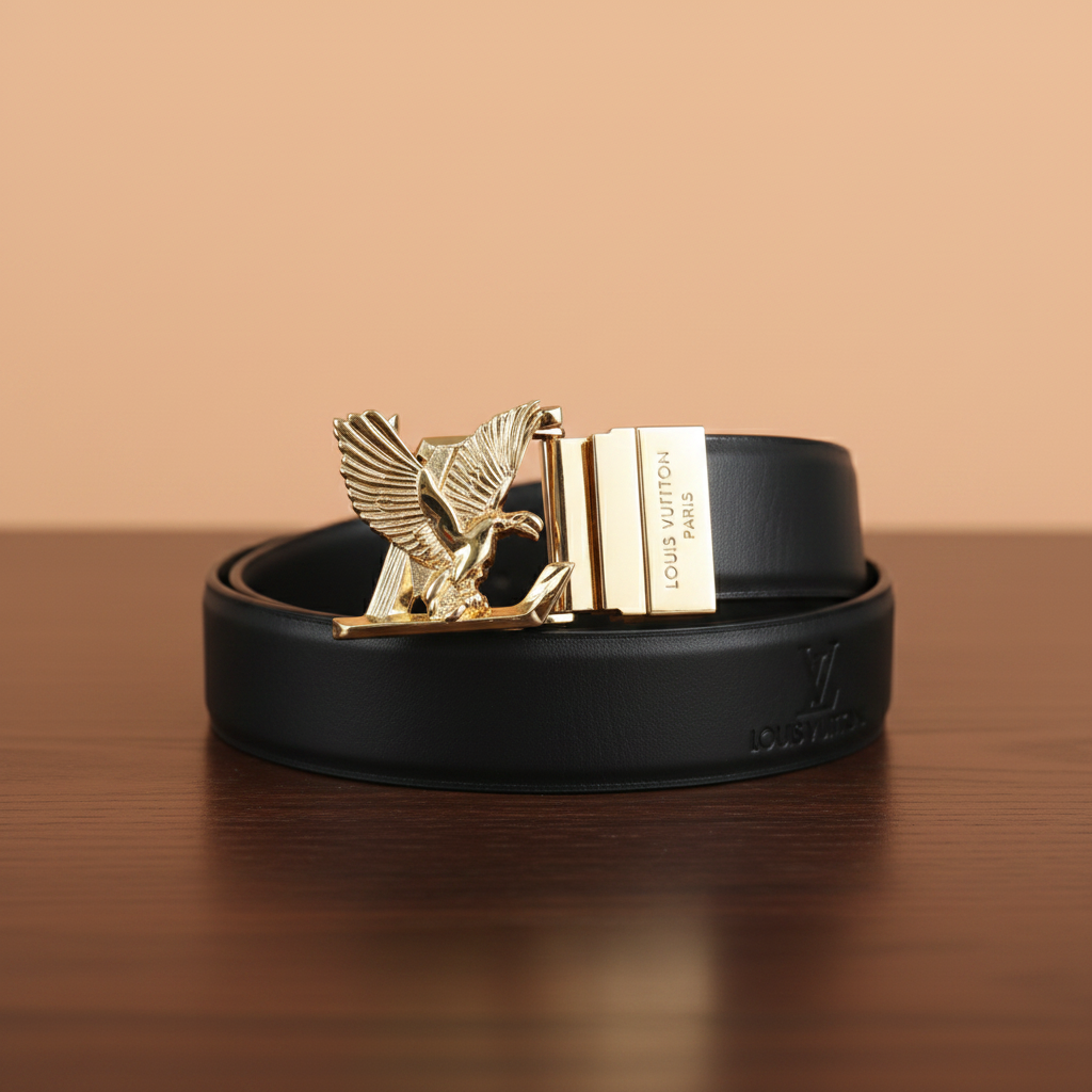 Belt Buckle Close-Up - Peach