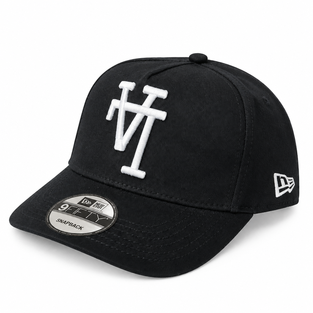 Cap front-angle view, white studio background