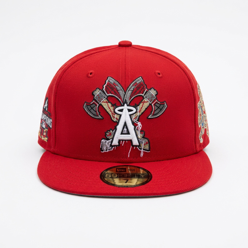 Cap front studio view