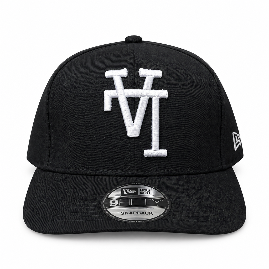 Cap front view, white studio background