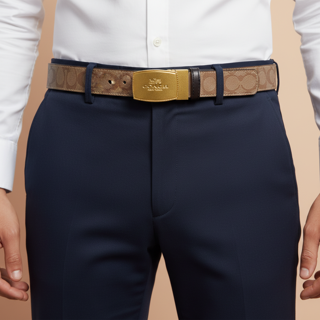 Coach Belt on Man