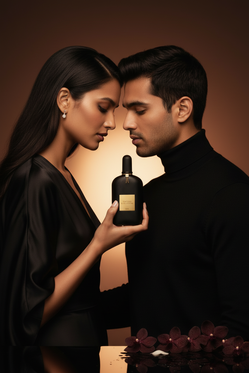 Couple Black Orchid