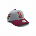 LA Dodgers Anniversary Gray & Maroon Snapback Cap – New Era 9Fifty