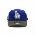 LA Dodgers 100th Anniversary Blue & Olive Snapback Cap – New Era 9Fifty