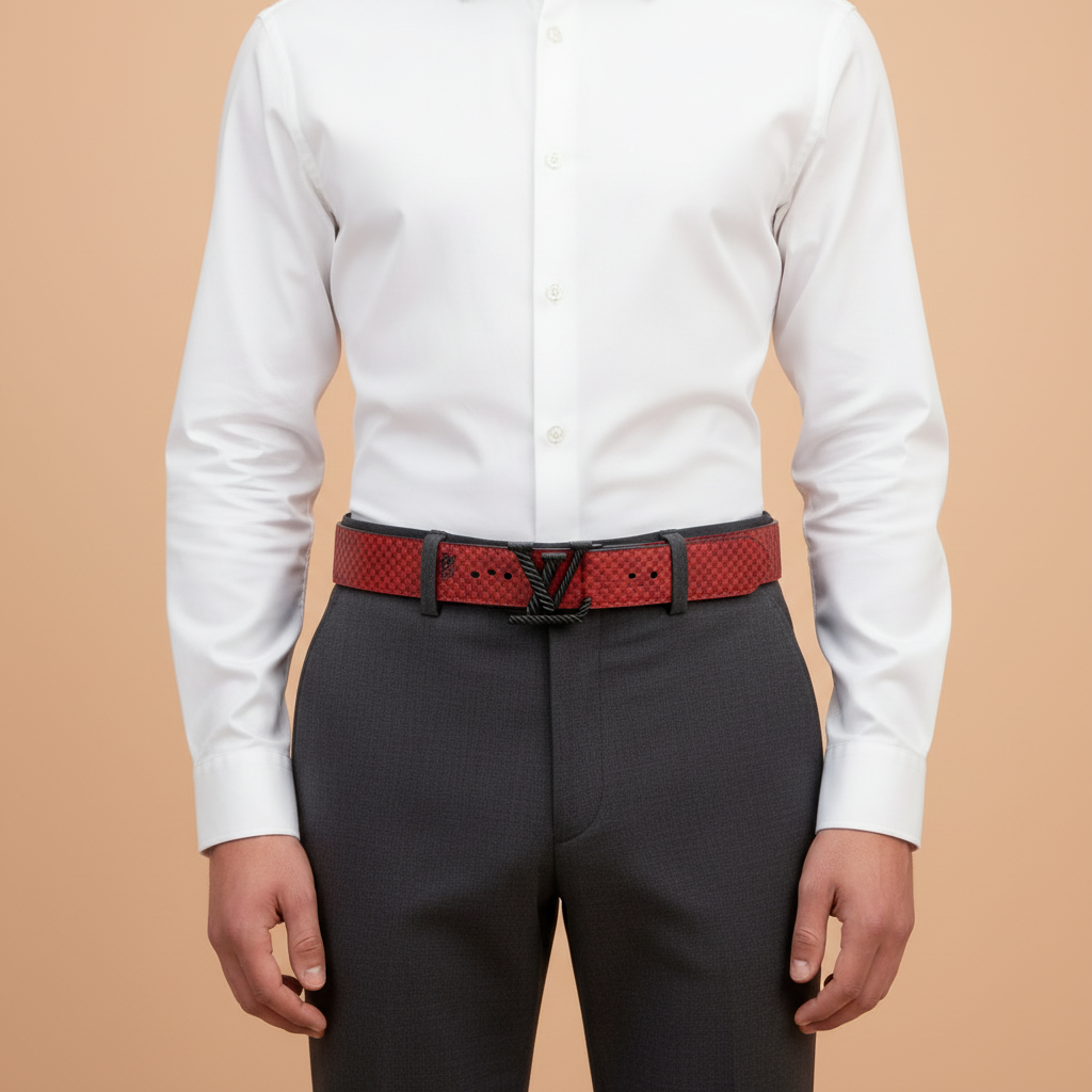 Front waist-up with belt