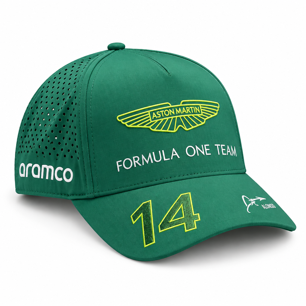 Green cap featured white studio image
