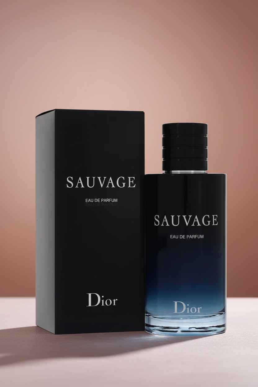 Wild Inspired 100ml Eau de Parfum - Black to Blue Gradient Bottle