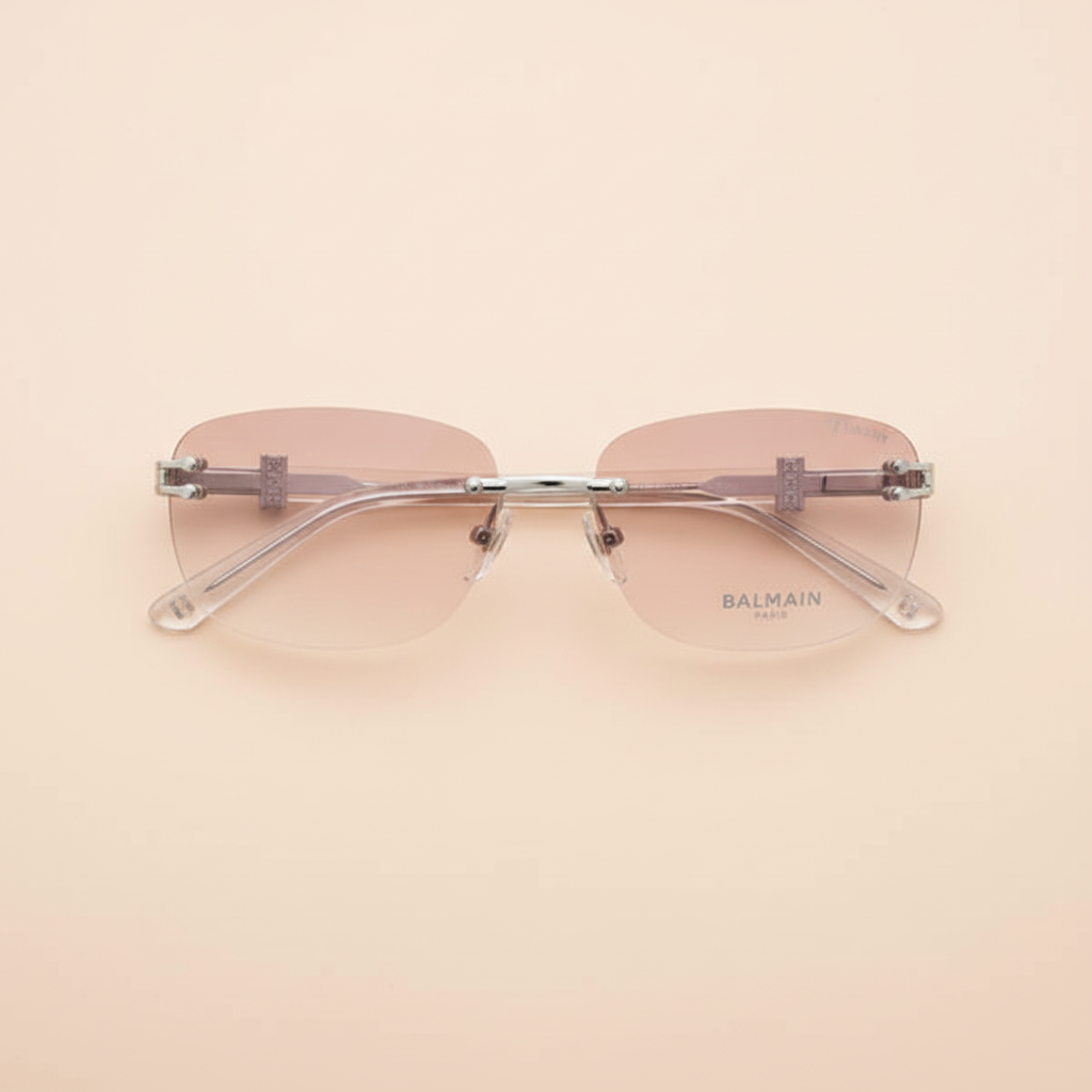 Balmain Transparent Sunglasses - Top-Down