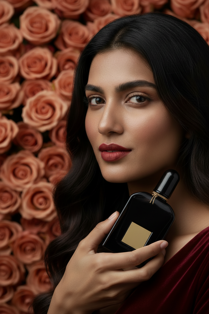 Tom Ford Black Orchid Model Shot 3