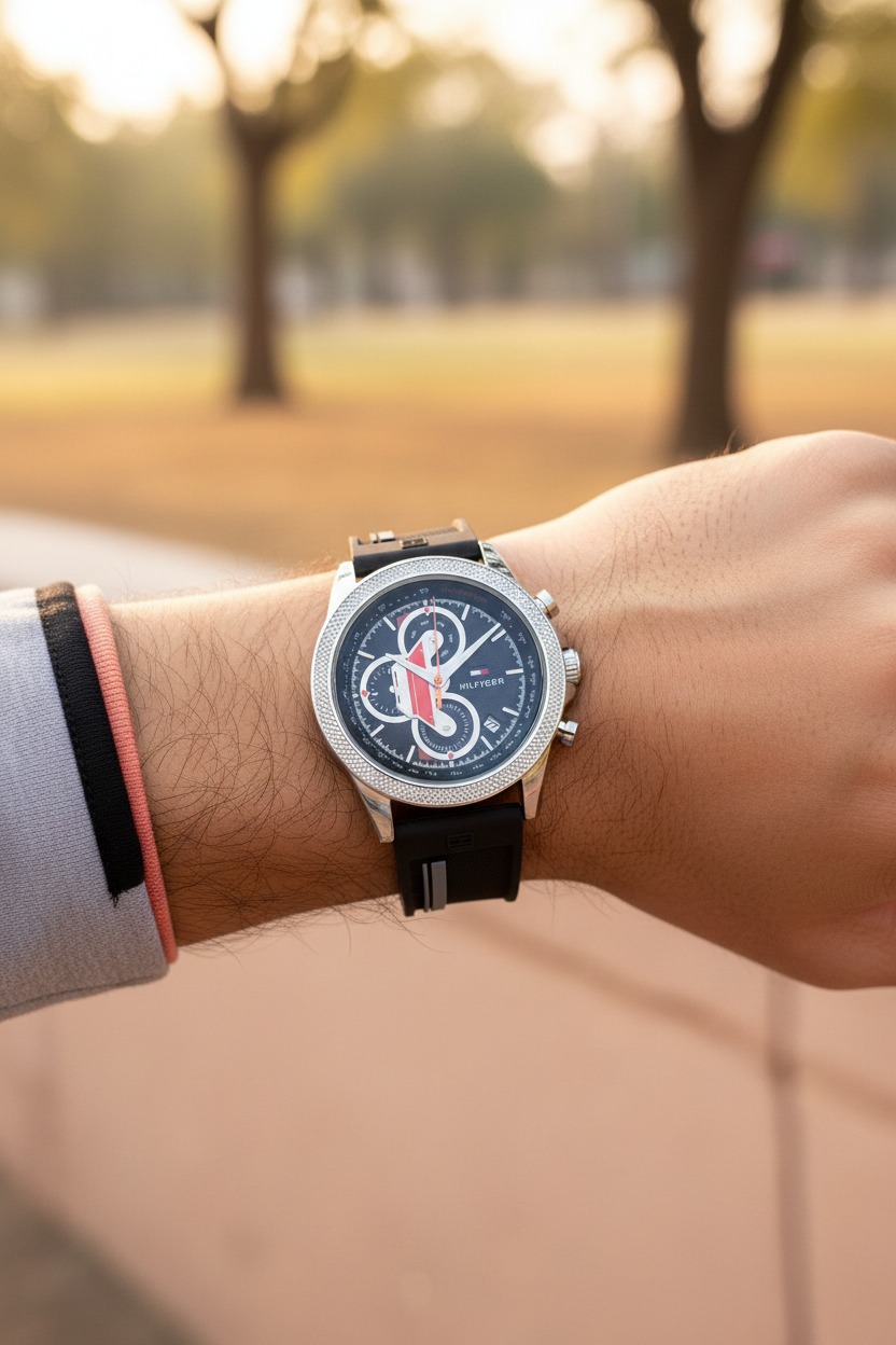 Lifestyle sporty casual setting shot