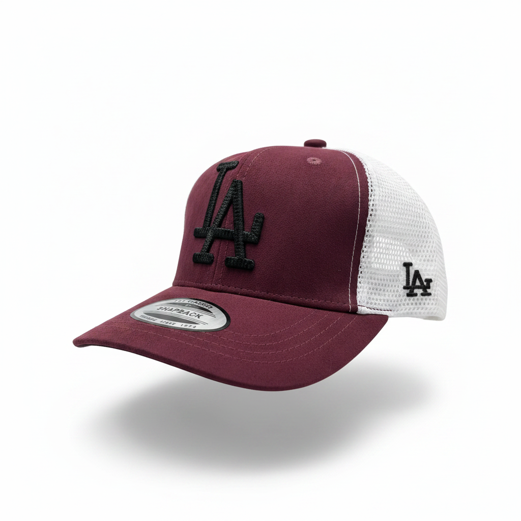 LA Wine Cap — white background studio 45 degree side angle
