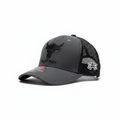 Project Rock Grey Cap — white background studio 45 degree side angle