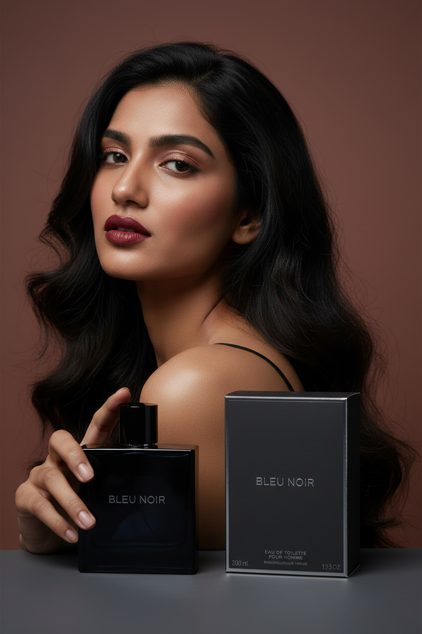 Premium Blue Inspired - Model with Luxury Grey Box