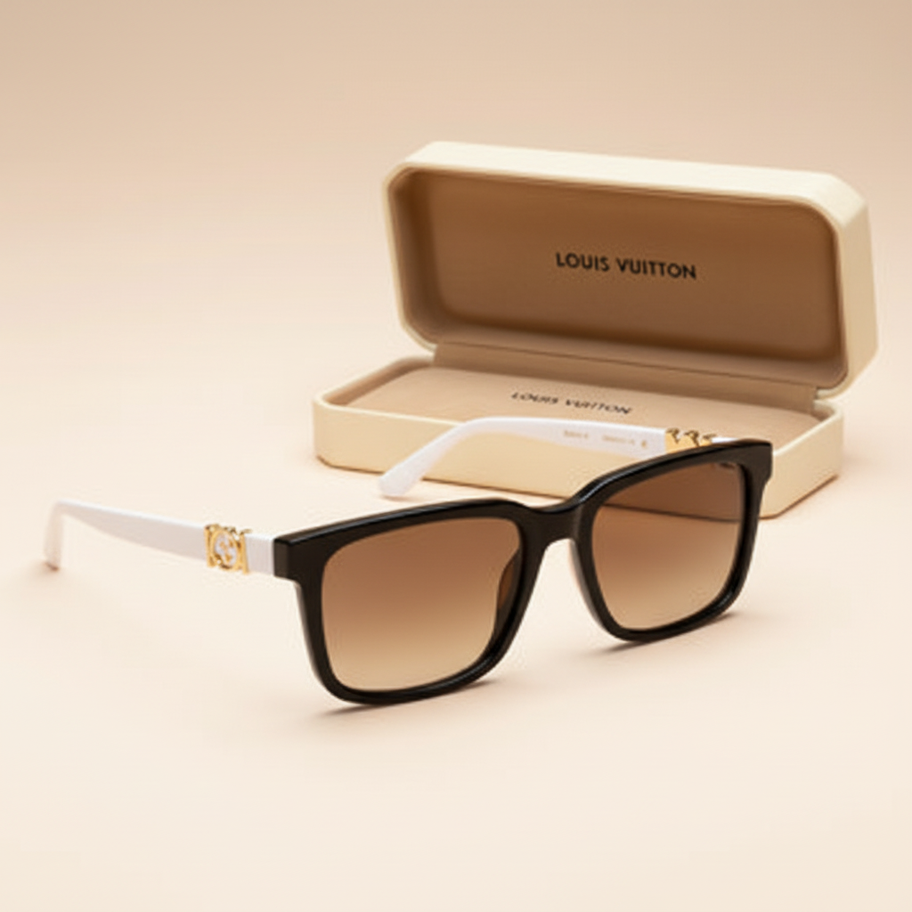 Louis Vuitton Square Sunglasses - Hero with LV Box