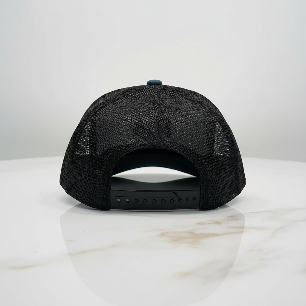 LA Blue Suede Cap - Back View