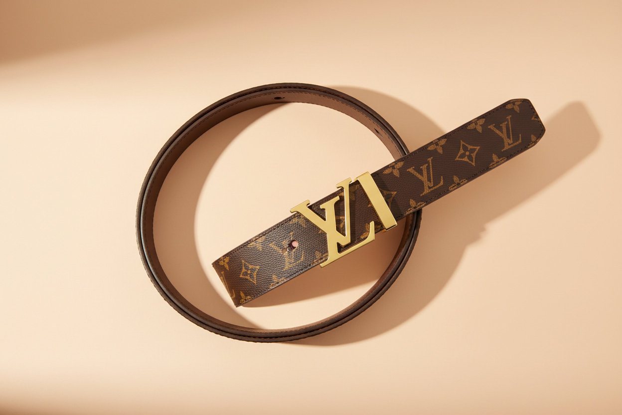 Louis Vuitton Belt Flat Lay