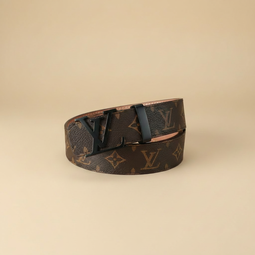 LV Belt Coiled Cream