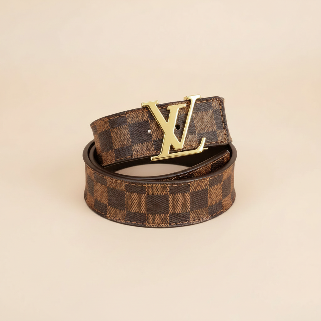 LV Belt Peach Background