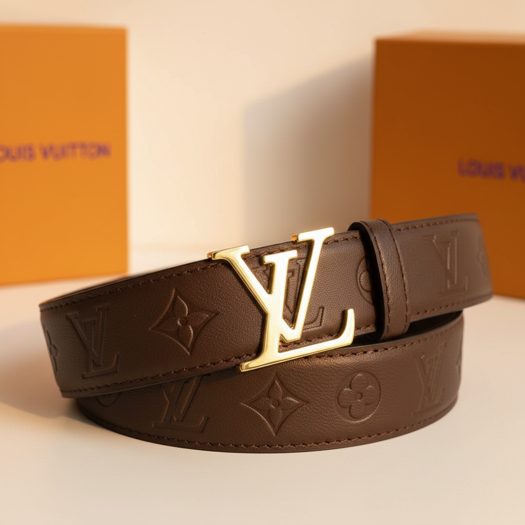LV Embossed Texture Close-up