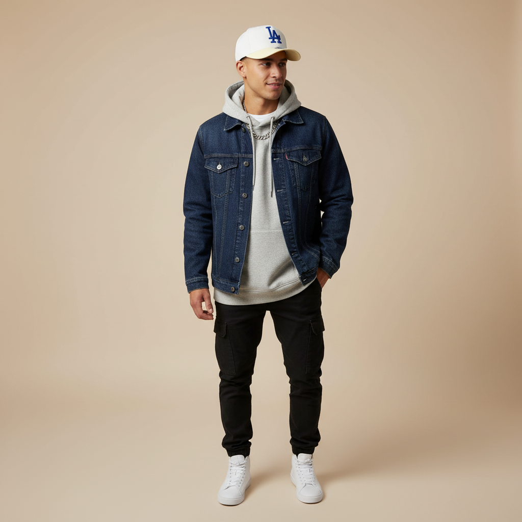 Man Wearing LA Cap