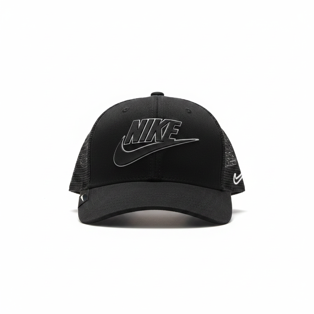 Nike Black Suede Cap - Front