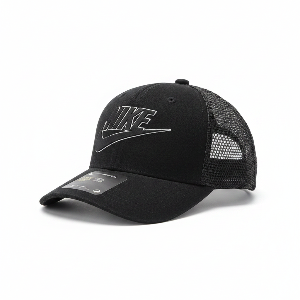Nike Black Suede Cap - Side