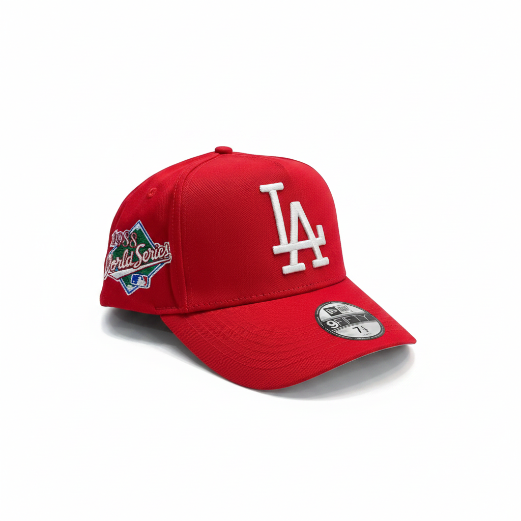 Red World Series Cap – White Studio 1:1
