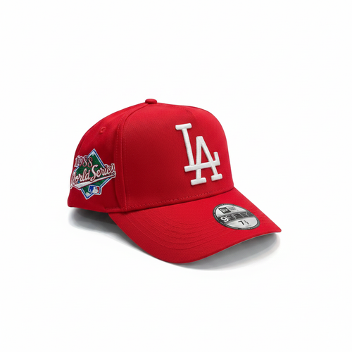 Red World Series Cap – White Studio 1:1
