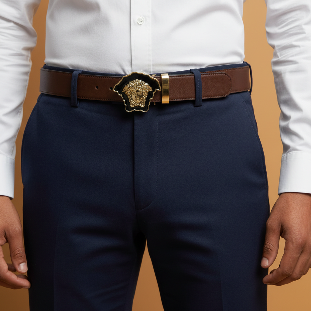 Same Belt on Model - Waist Shot