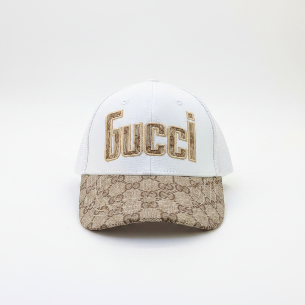 White Gucci Cap - Front Studio