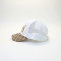 White Gucci Cap - Side Studio